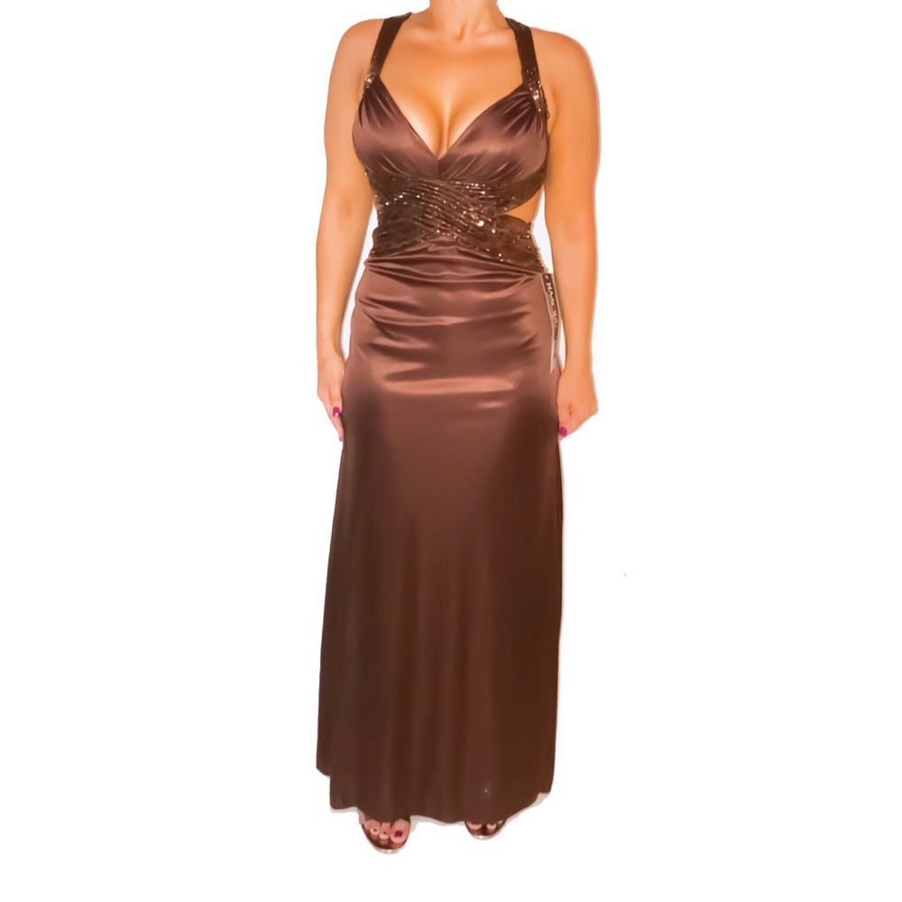 Brand new Masquerade brown dress